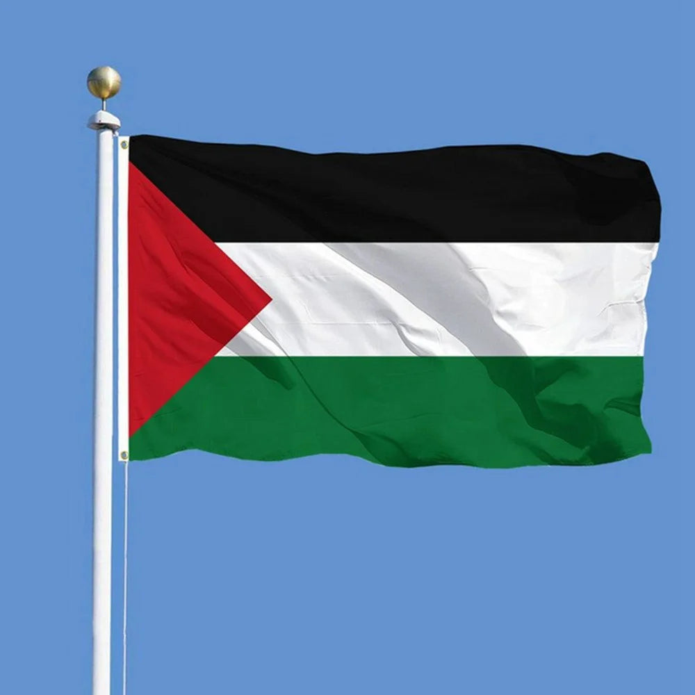 90x150cm 3x5ft Palestine Flag Polyester National Flag with Grommets for Outdoor Display - 2
