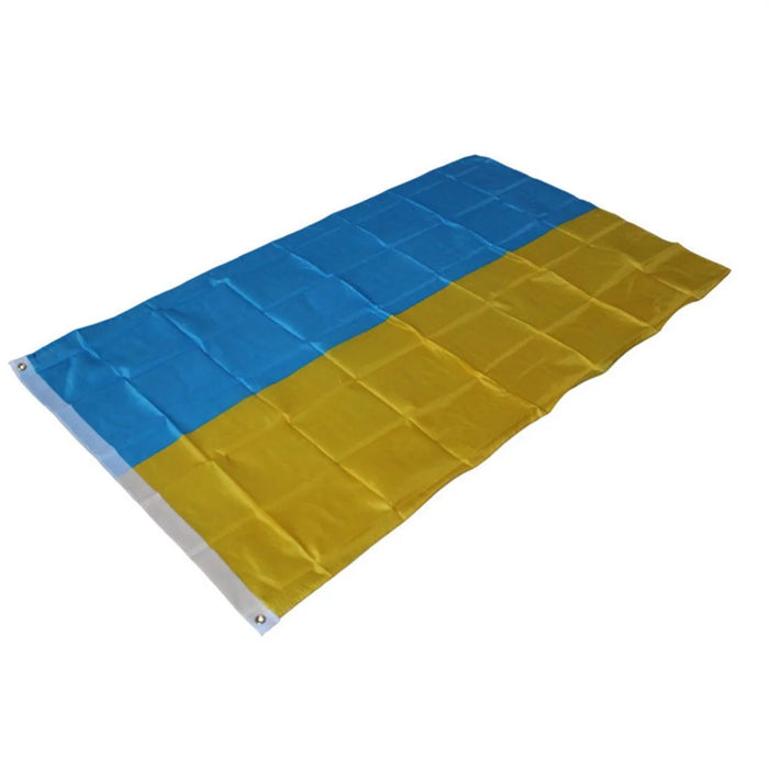 90x150cm 3x5ft Ukraine Flag Polyester National Flag with Grommets for Outdoor Display - 4