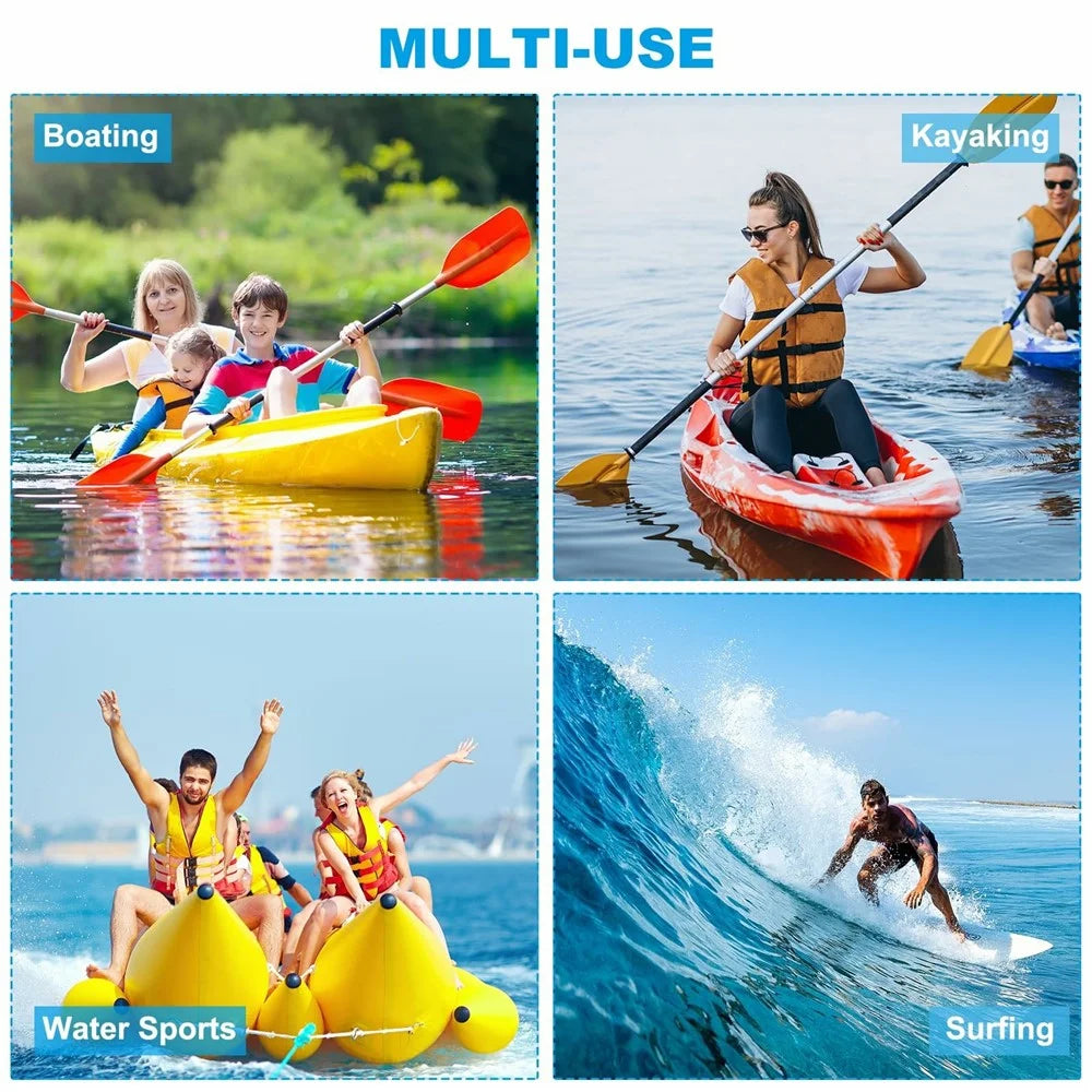 6.5x2.5cm Floating Keychain Water Sports Key Ring Buoyant Key Holder for Boating Kayaking  /  Outdoor Water Activities - Black - 5