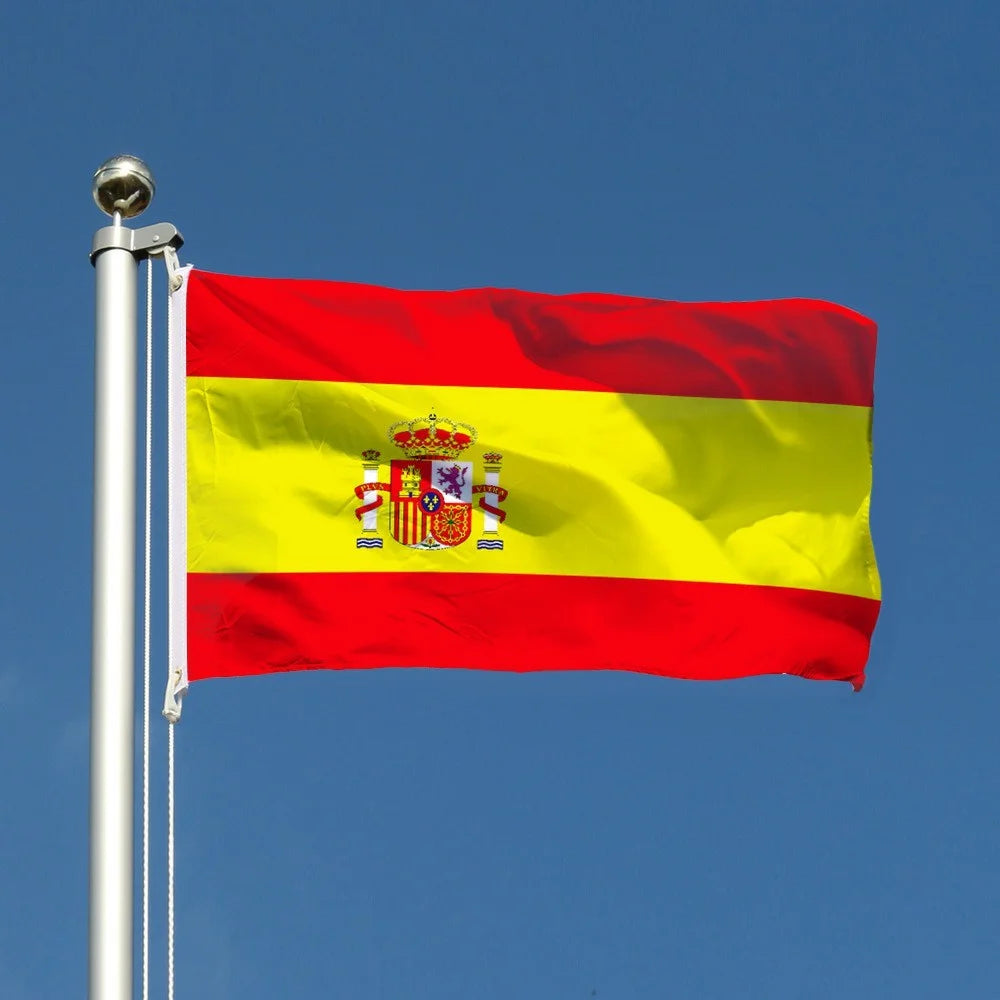 90x150cm 3x5ft Spain Flag Polyester Spanish National Flag for Outdoor Indoor - 2