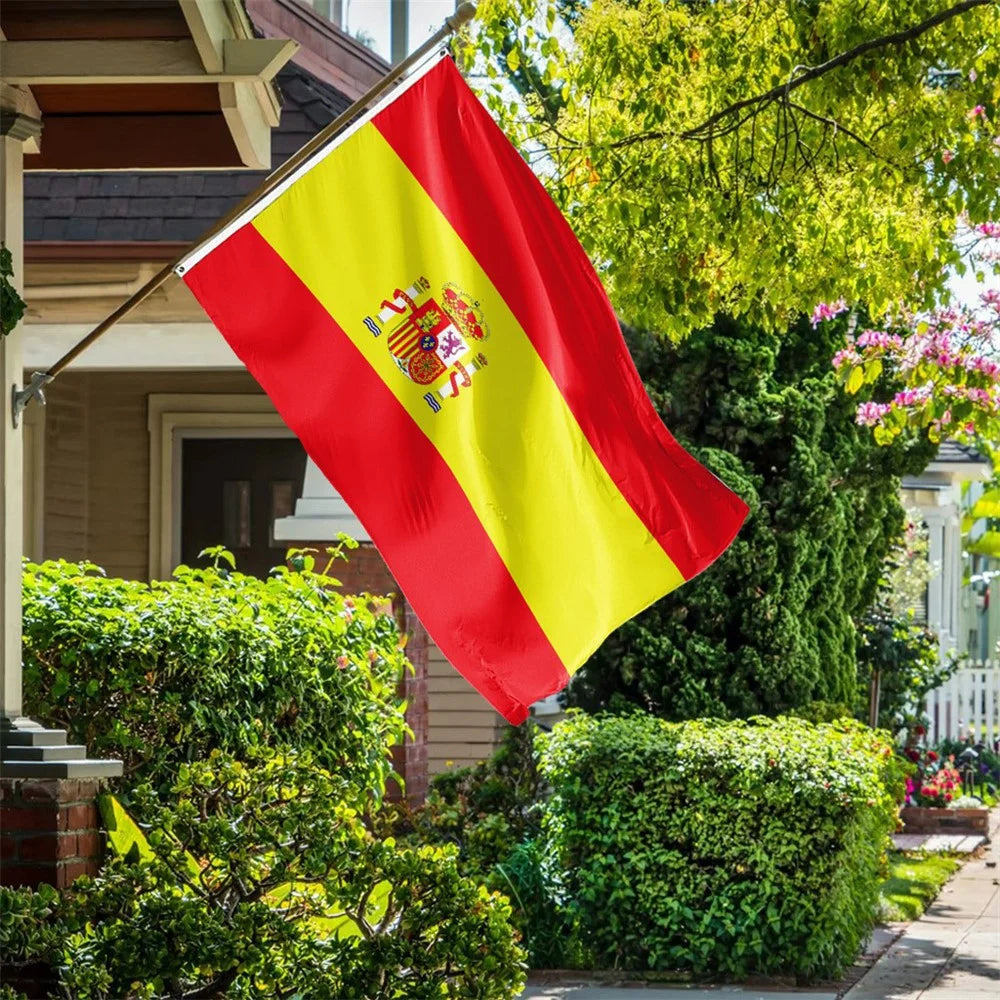 90x150cm 3x5ft Spain Flag Polyester Spanish National Flag for Outdoor Indoor - 3