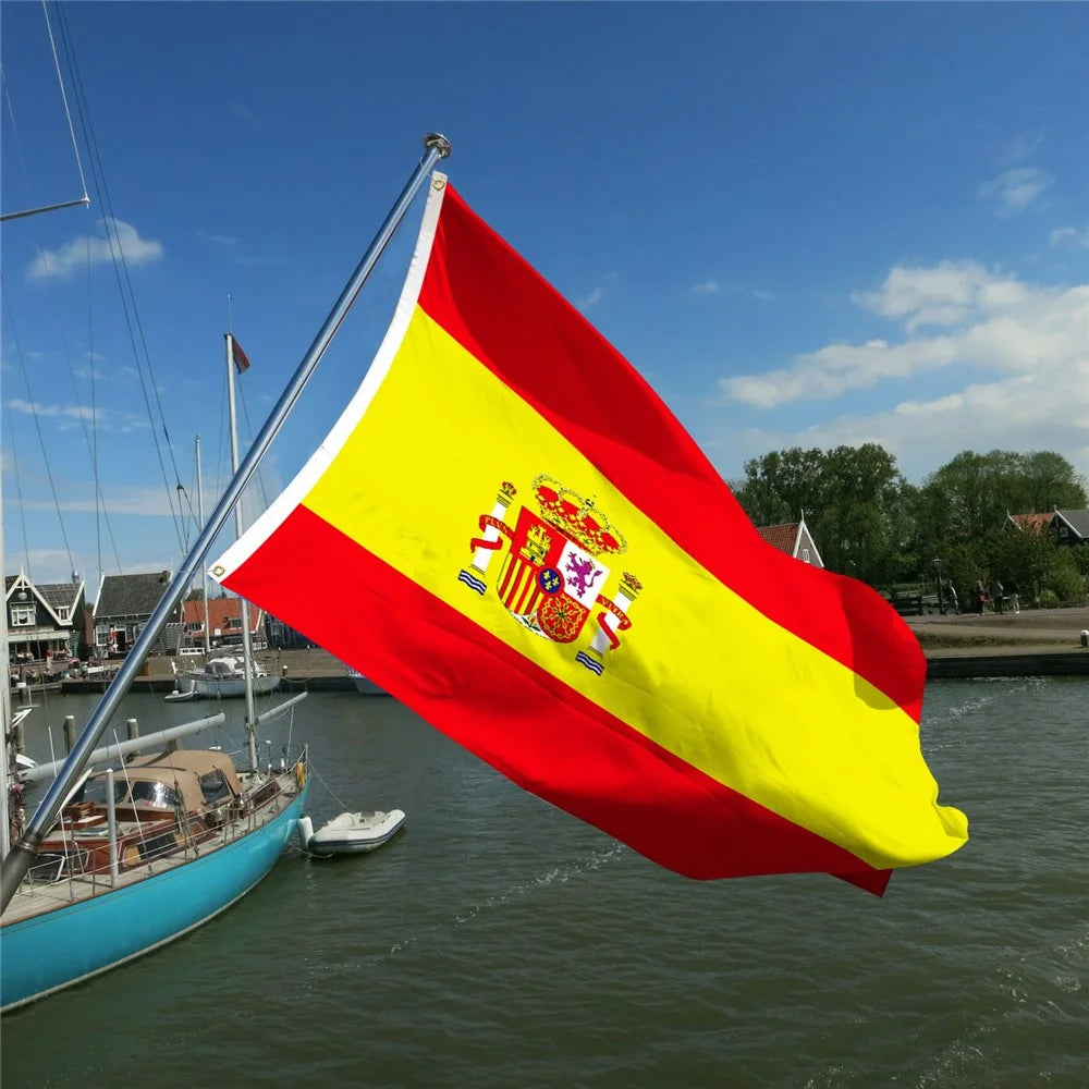 90x150cm 3x5ft Spain Flag Polyester Spanish National Flag for Outdoor Indoor - 4