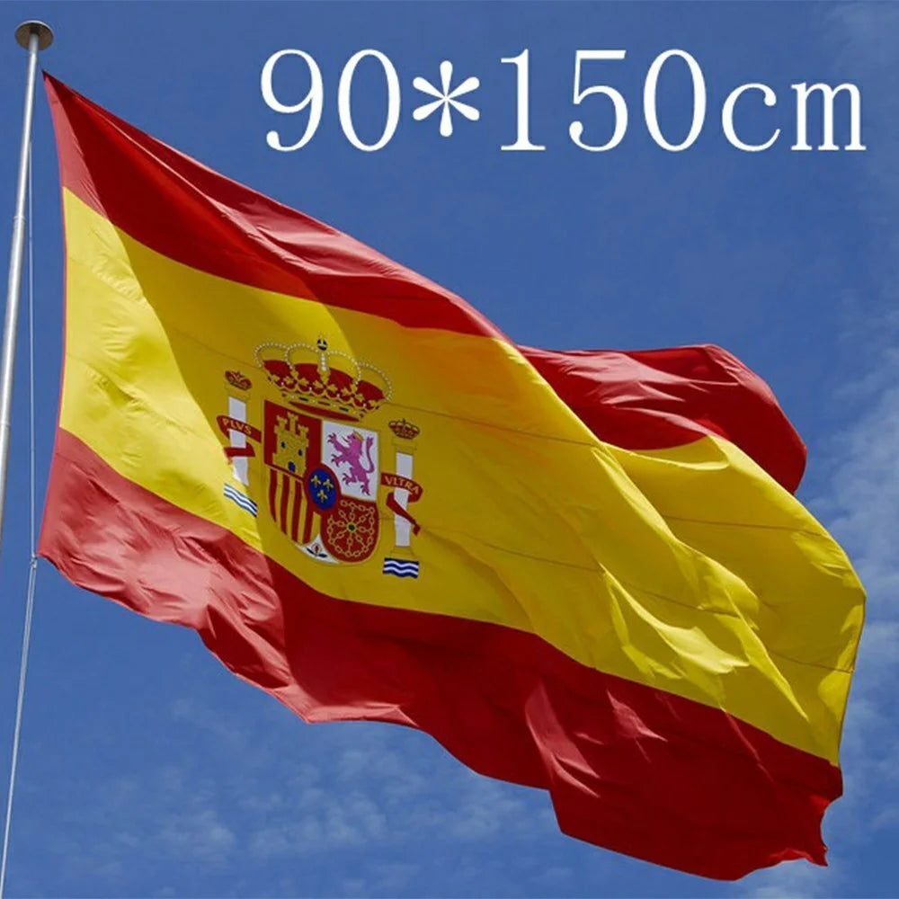 90x150cm 3x5ft Spain Flag Polyester Spanish National Flag for Outdoor Indoor - 6