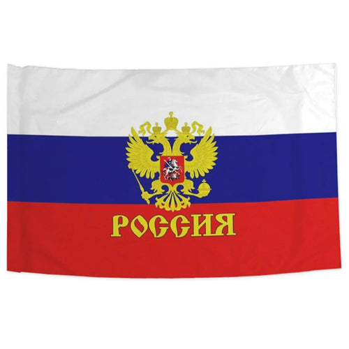 90x150cm 3x5ft Russia Flag Polyester National Flag Banner for Party Display - 1