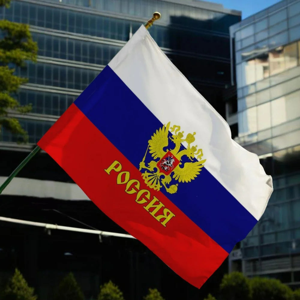 90x150cm 3x5ft Russia Flag Polyester National Flag Banner for Party Display - 4