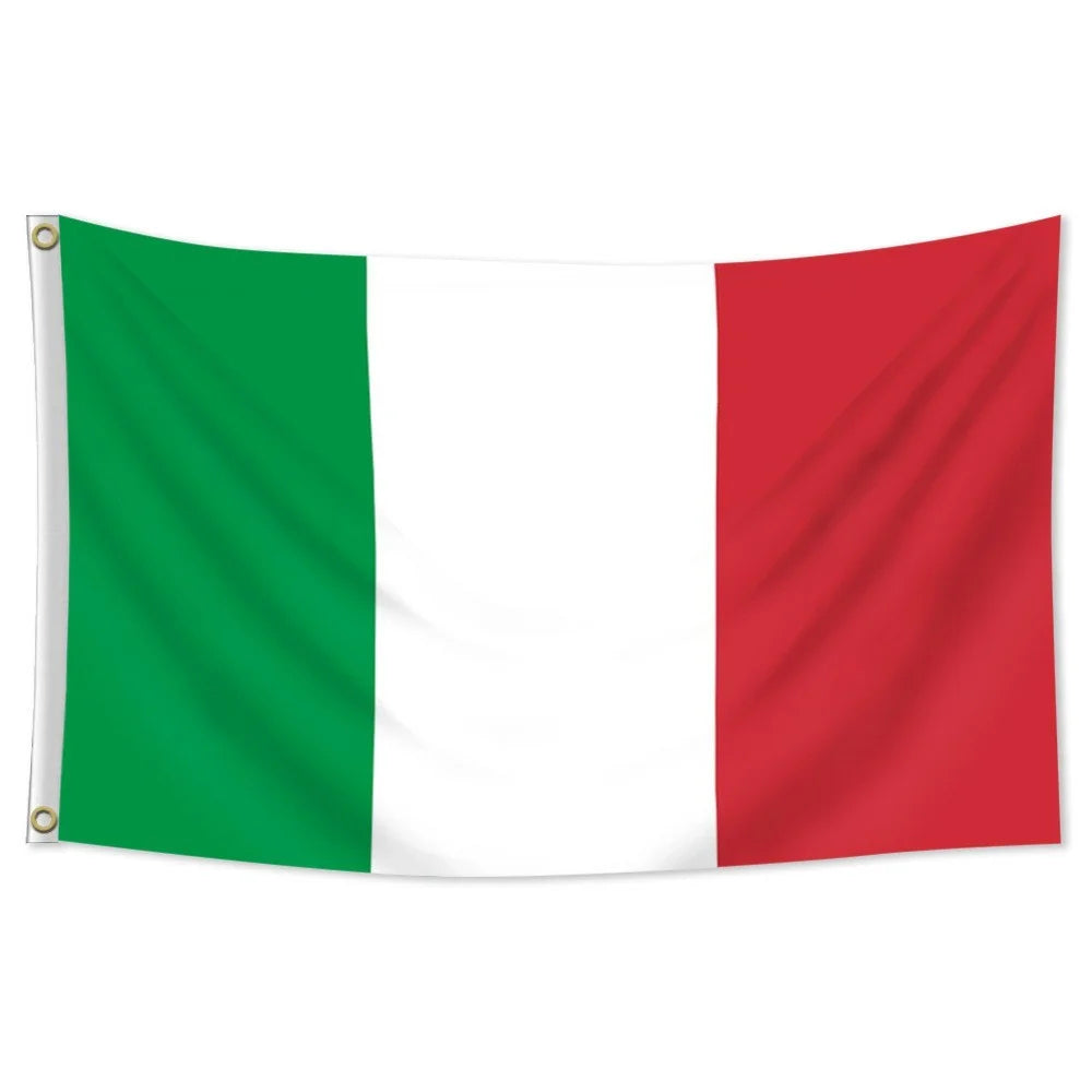 90x150cm 3x5ft Italy Flag Polyester Italian National Flag Banner with Grommets for Outdoor Indoor Party Decoration - 1