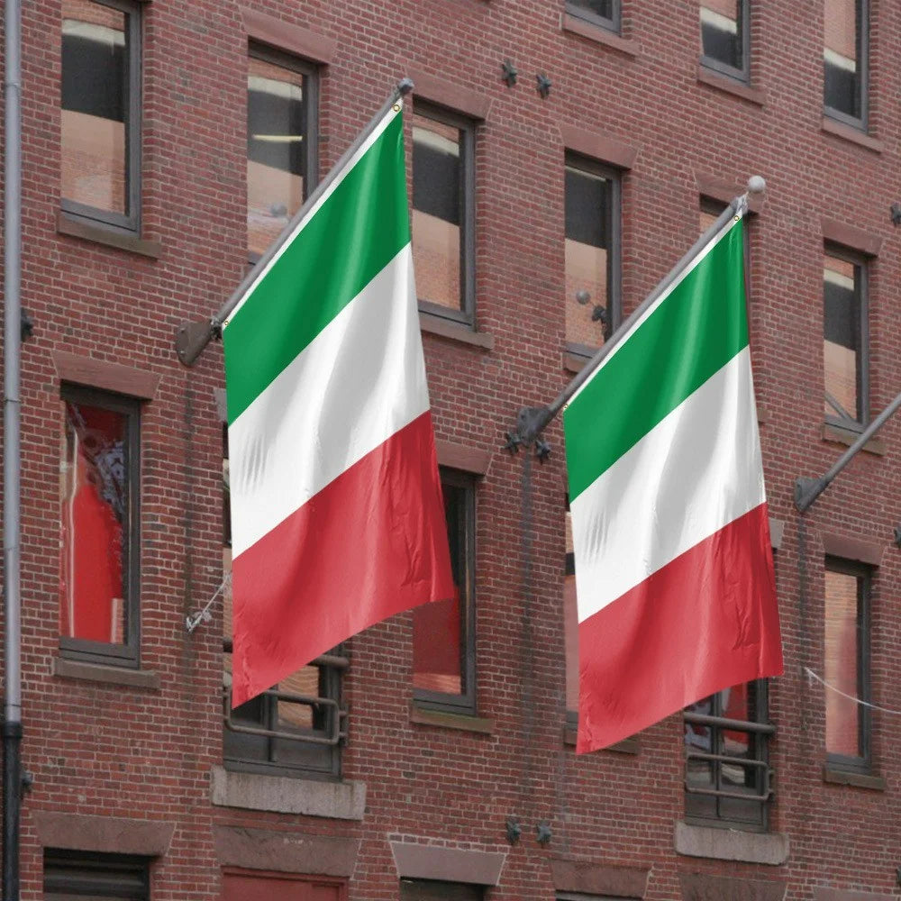 90x150cm 3x5ft Italy Flag Polyester Italian National Flag Banner with Grommets for Outdoor Indoor Party Decoration - 5