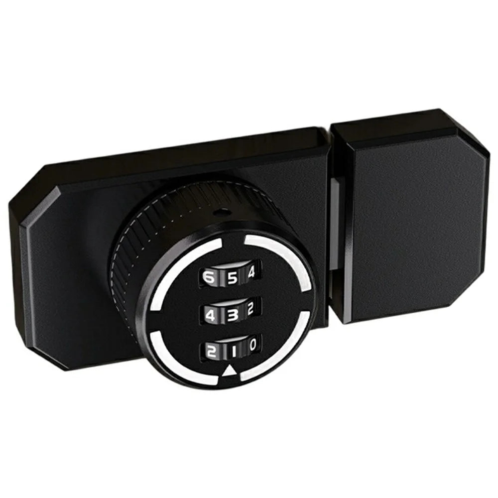 No-Punch Zinc Alloy 3-Digit Combination Pin Lock Security Password Lock for Cabinet Door Drawer - Luminous - 1