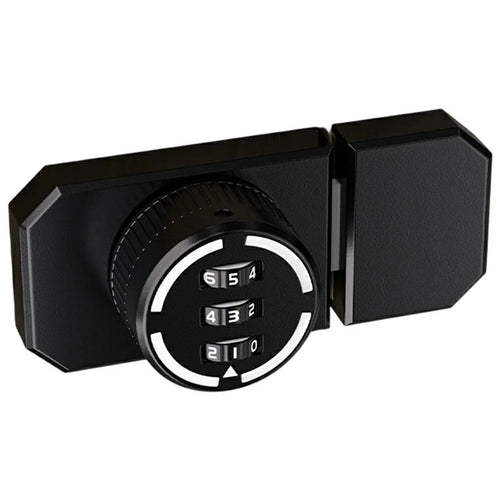 No-Punch Zinc Alloy 3-Digit Combination Pin Lock Security Password Lock for Cabinet Door Drawer - Luminous - 1