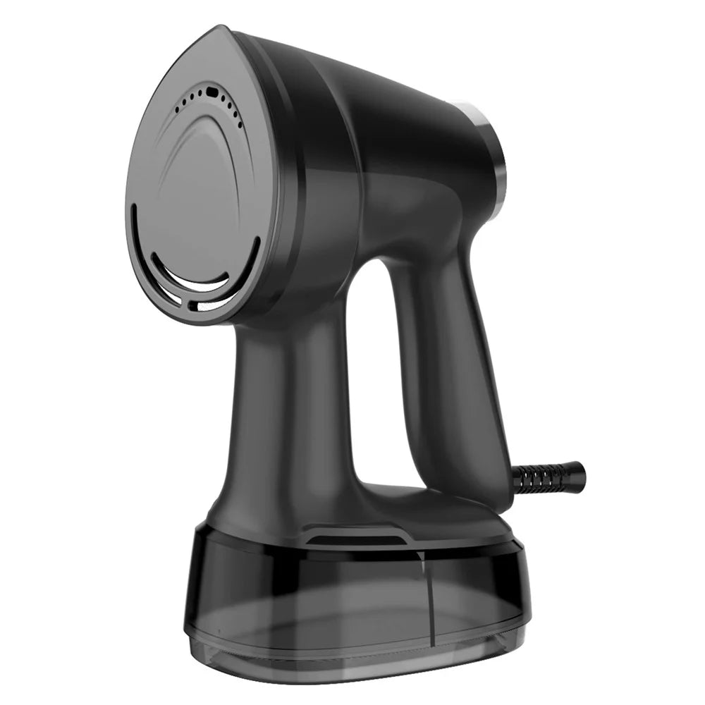 Handheld Steam Iron Garment Steamer 400ml Large Tank LCD Touch Screen Auto-Grip  Ironing Machine Steam Iron for Travel Home - Black  /  EU Plug - 1