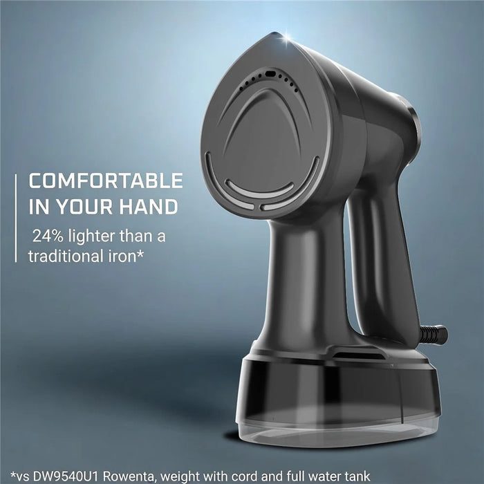 Handheld Steam Iron Garment Steamer 400ml Large Tank LCD Touch Screen Auto-Grip  Ironing Machine Steam Iron for Travel Home - Black  /  EU Plug - 3
