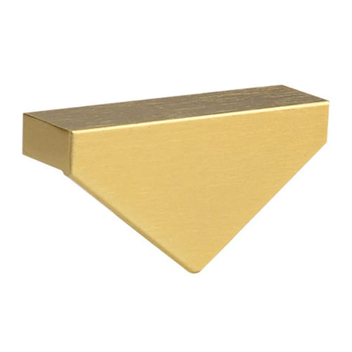 Triangle Cabinet Knob Bronze Color Dresser Drawer Hardware Pull Handle Replacement Home Decor with 22mm Screws - 1
