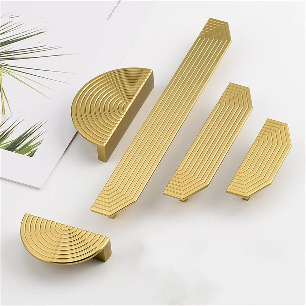 Triangle Cabinet Knob Bronze Color Dresser Drawer Hardware Pull Handle Replacement Home Decor with 22mm Screws - 2