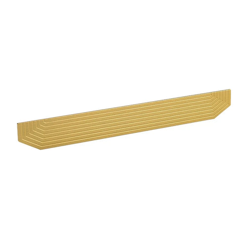 C-Shaped Wardrobe Door Handle Bronze Cabinet Door Dresser Drawer Pull Handle with 22mm Screw, Size: L - 1