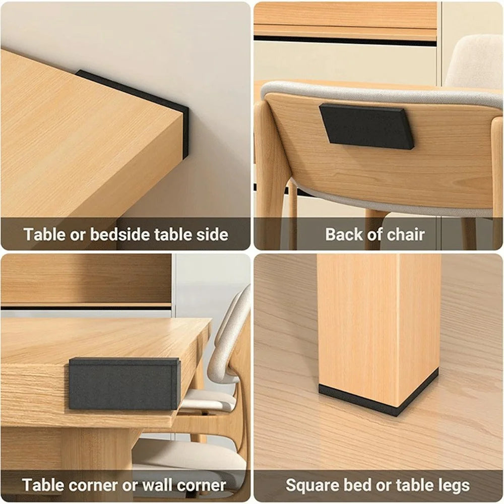23Pcs EVA Foam Furniture Wall Protector Headboard Stoppers Furniture Gap Fillers Anti-Shock Self Adhesive Furniture Pads for Bed Sofa - 3