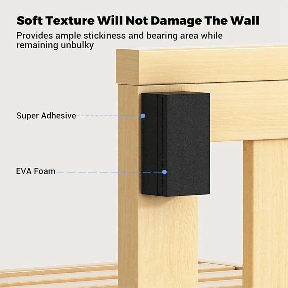 23Pcs EVA Foam Furniture Wall Protector Headboard Stoppers Furniture Gap Fillers Anti-Shock Self Adhesive Furniture Pads for Bed Sofa - 4