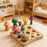 Wooden Mushroom Matching Educational Toy 9Pcs Colorful Mushrooms Early Learning Fine Motor Skills Training Tools for Kids - 3