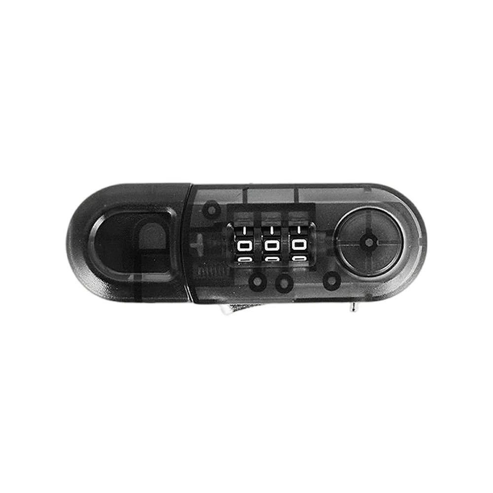 Keyless Combination Cabinet Lock 3-Digit Password Child Pet Proof Drawer Fridge Safety Lock - Black - 1