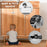2Pcs Keyless Combination Cabinet Lock 3-Digit Password Child Pet Proof Drawer Fridge Safety Lock - Black - 4