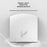905 Hot Air Automatic Hand Dryer 1200W Electric Wall Mount Sensor Hand Drying Machine for Home Office - White  /  EU Plug - 3