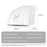 905 Hot Air Automatic Hand Dryer 1200W Electric Wall Mount Sensor Hand Drying Machine for Home Office - White  /  EU Plug - 6