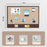 40x60cm No Drill Felt Message Board Magic Tape Backing Photo Display Wall Bulletin Board - Dark Brown - 6