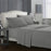 2Pcs 51x76cm Brushed Microfiber Pillowcases Envelope Closure Breathable Pillow Cover for Bedroom Hotel - Light Grey - 3