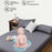 160x200cm Waterproof Mattress Protector Cover 360 Degree Full Coverage Washed Cotton Fitted Sheet - White - 3