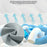 160x200cm Waterproof Mattress Protector Cover 360 Degree Full Coverage Washed Cotton Fitted Sheet - White - 6