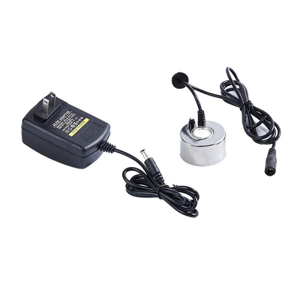 Ultrasonic Mist Maker 24V 500ml / h Water Pond Fountain Fogger with Water Level Sensor Atomizer Air Humidifier for Aquarium Fountain Garden - EU Plug - 1