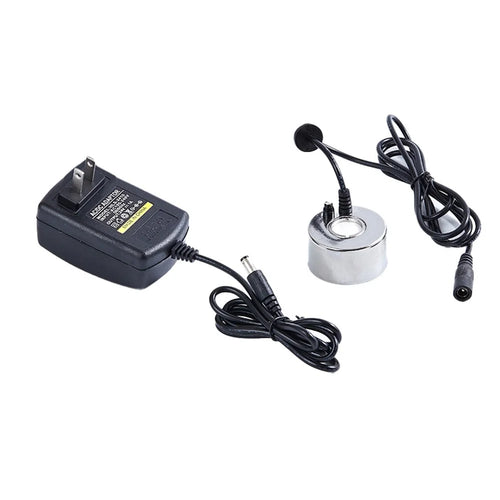 Ultrasonic Mist Maker 24V 500ml / h Water Pond Fountain Fogger with Water Level Sensor Atomizer Air Humidifier for Aquarium Fountain Garden - EU Plug - 1