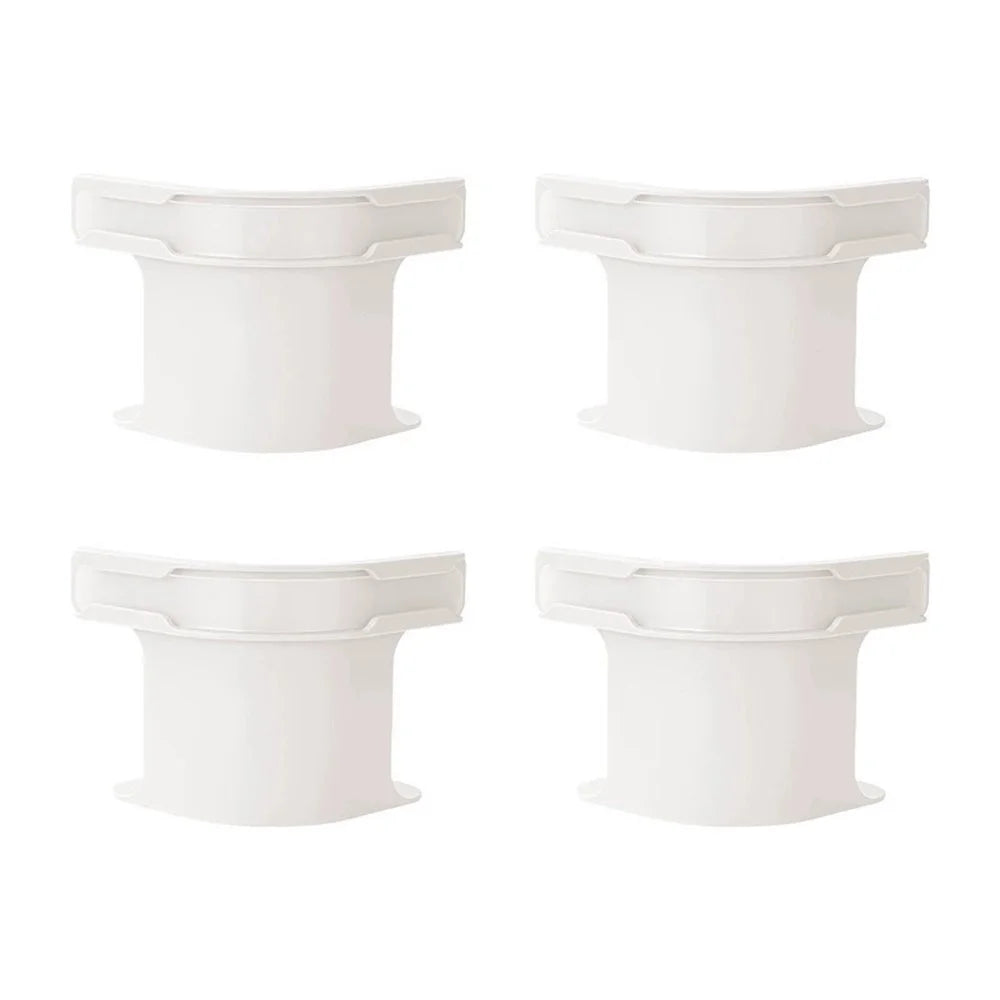 4Pcs Bed Sheet Clips Invisible Sheet Grippers Anti-Slip Mattress Fasteners Secure Grip - White - 1