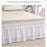 150x200+40cm Adjustable Bed Skirt Drop Length Elastic Band Dust-Proof Ruffle Pleated Bed Skirt - Pink - 4