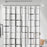180x180cm PEVA Shower Curtain Waterproof Mildew Resistant Bathroom Curtain with 10 Hooks - Checkered - 3