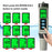 MF-X81 8 in 1 Digital Water Quality Tester TDS EC pH Chlorine Salinity ORP SG Temp Meter for Pool Aquarium - 3