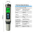 MF-X81 8 in 1 Digital Water Quality Tester TDS EC pH Chlorine Salinity ORP SG Temp Meter for Pool Aquarium - 6