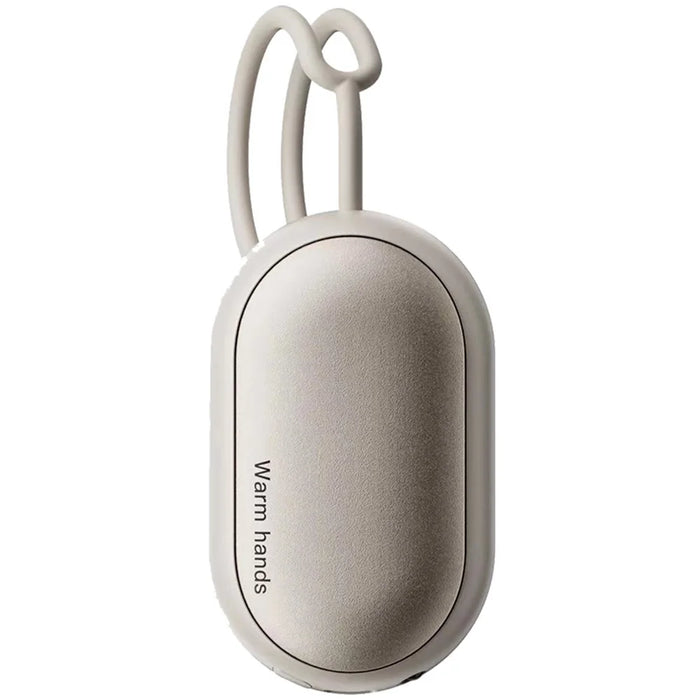 2 in 1 Magnetic Hand Warmer 5000mAh Fast Heating 3 Modes Rechargeable Handwarmer for Winter - Silver - 1
