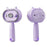 Anti-Tangle Electric Spray Hair Massage Comb Red Light Hair Care Essential Oil Mist for Daily Care - Purple - 1