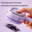 Anti-Tangle Electric Spray Hair Massage Comb Red Light Hair Care Essential Oil Mist for Daily Care - Purple - 6