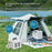 Portable Split Air Conditioner with 1m Connecting Hose 1300W 3000BTU Mini AC Unit for Camping RV Car, EU Plug - White - 2