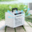 Portable Split Air Conditioner with 1m Connecting Hose 1300W 3000BTU Mini AC Unit for Camping RV Car, EU Plug - White - 6