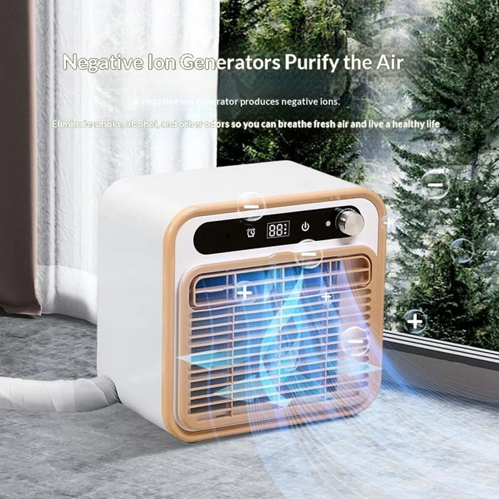 HHR-30 Portable Air Conditioner 220V 1500W Split Type Remote Control AC Unit with 1m Hose - 3
