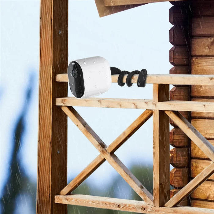 43cm Flexible Silicone Camera Bracket Adjustable Twist Mount Stand for Security Camera - Black - 5