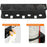 2Pcs Wall-Mounted Can Organizer 4-Slot Steel Spray Can Holder Carbon Steel Storage Rack for Garage Workshop - Black - 5