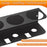 2Pcs Wall-Mounted Can Organizer 4-Slot Steel Spray Can Holder Carbon Steel Storage Rack for Garage Workshop - Black - 6