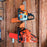 Wall Mounted Heavy Duty Chainsaw Hanger Garage Power Saw Storage Rack Holder for Workshop - Orange - 3