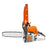 Wall Mounted Heavy Duty Chainsaw Hanger Garage Power Saw Storage Rack Holder for Workshop - Orange - 5