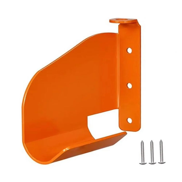 Wall Mounted Heavy Duty Chainsaw Hanger Garage Power Saw Storage Rack Holder for Workshop - Orange - 7