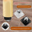 4Pcs 33x33mm Self-Adhesive Swivel Casters 40KG Load 360° Rotation Paste Caster Wheels for Furniture - White - 2