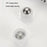 4Pcs 33x33mm Self-Adhesive Swivel Casters 40KG Load 360° Rotation Paste Caster Wheels for Furniture - White - 3